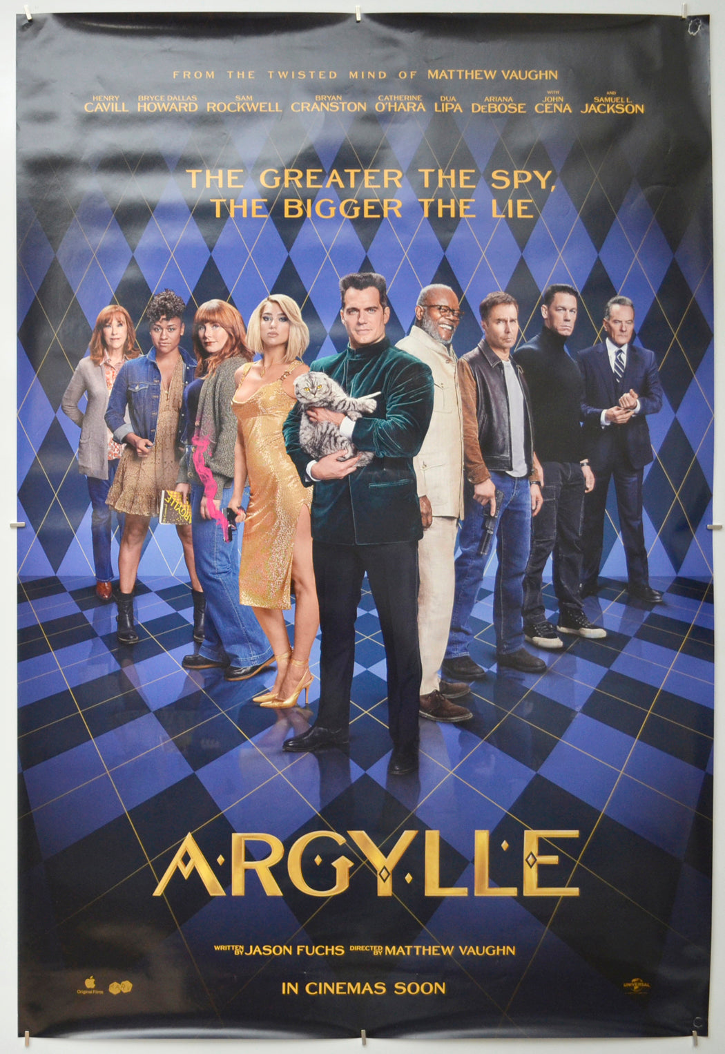 Argylle Original One Sheet Poster - Film Poster - Movie Poster 