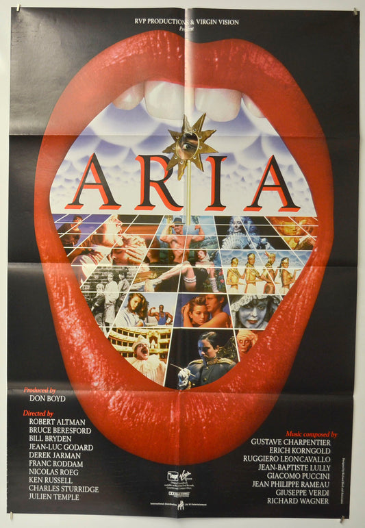 Aria Original One Sheet Poster - Film Poster - Movie Poster