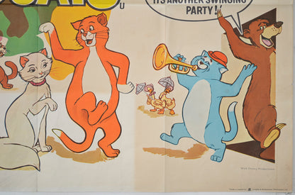 THE ARISTOCATS (Bottom Right) Cinema Quad Movie Poster 