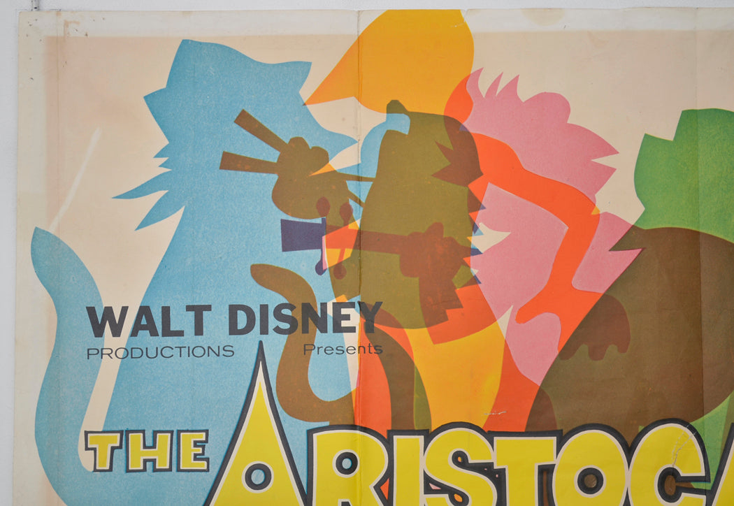 THE ARISTOCATS (Top Left) Cinema Quad Movie Poster 