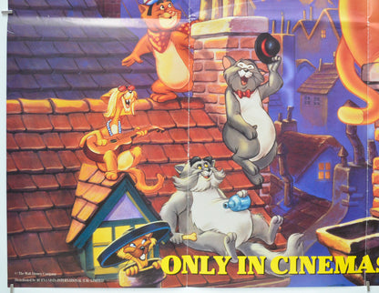 THE ARISTOCATS (Bottom Left) Cinema Quad Movie Poster 