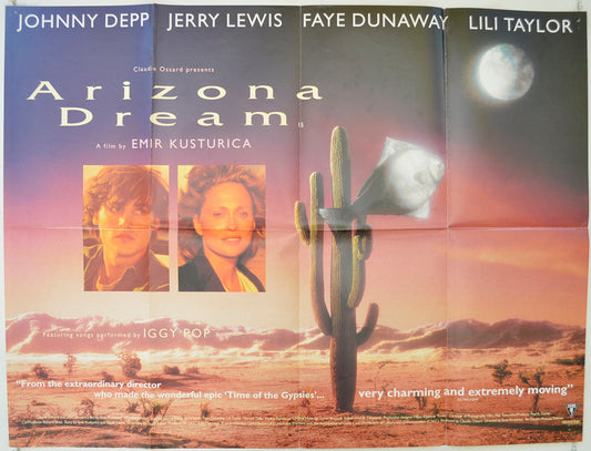 Arizona Dream   Original Quad Poster - Film Poster - Movie Poster 