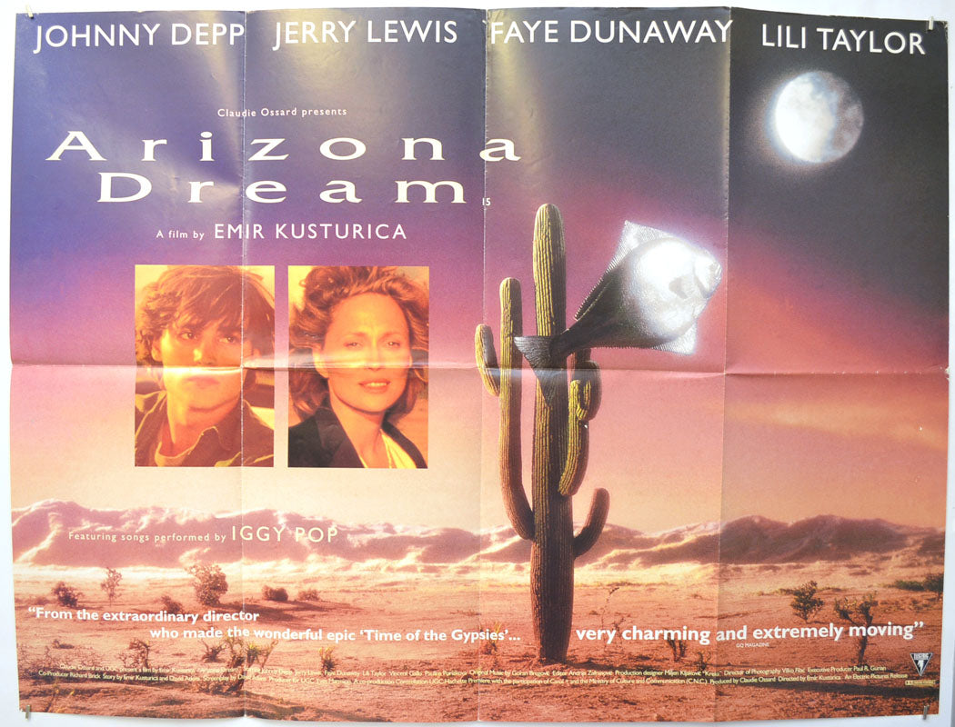 Arizona Dream  Original Quad Poster - Film Poster - Movie Poster