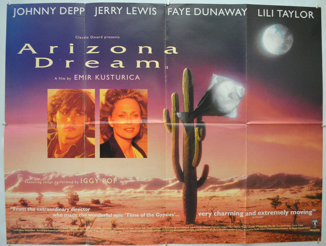 Arizona Dream Original Quad Poster - Film Poster - Movie Poster