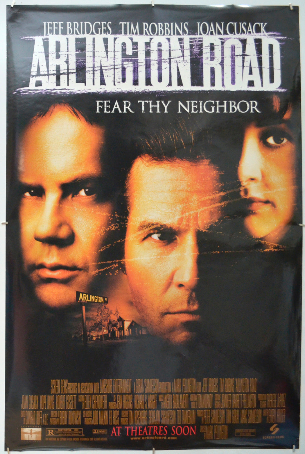 Arlington Road Original One Sheet Poster - Film Poster - Movie Poster