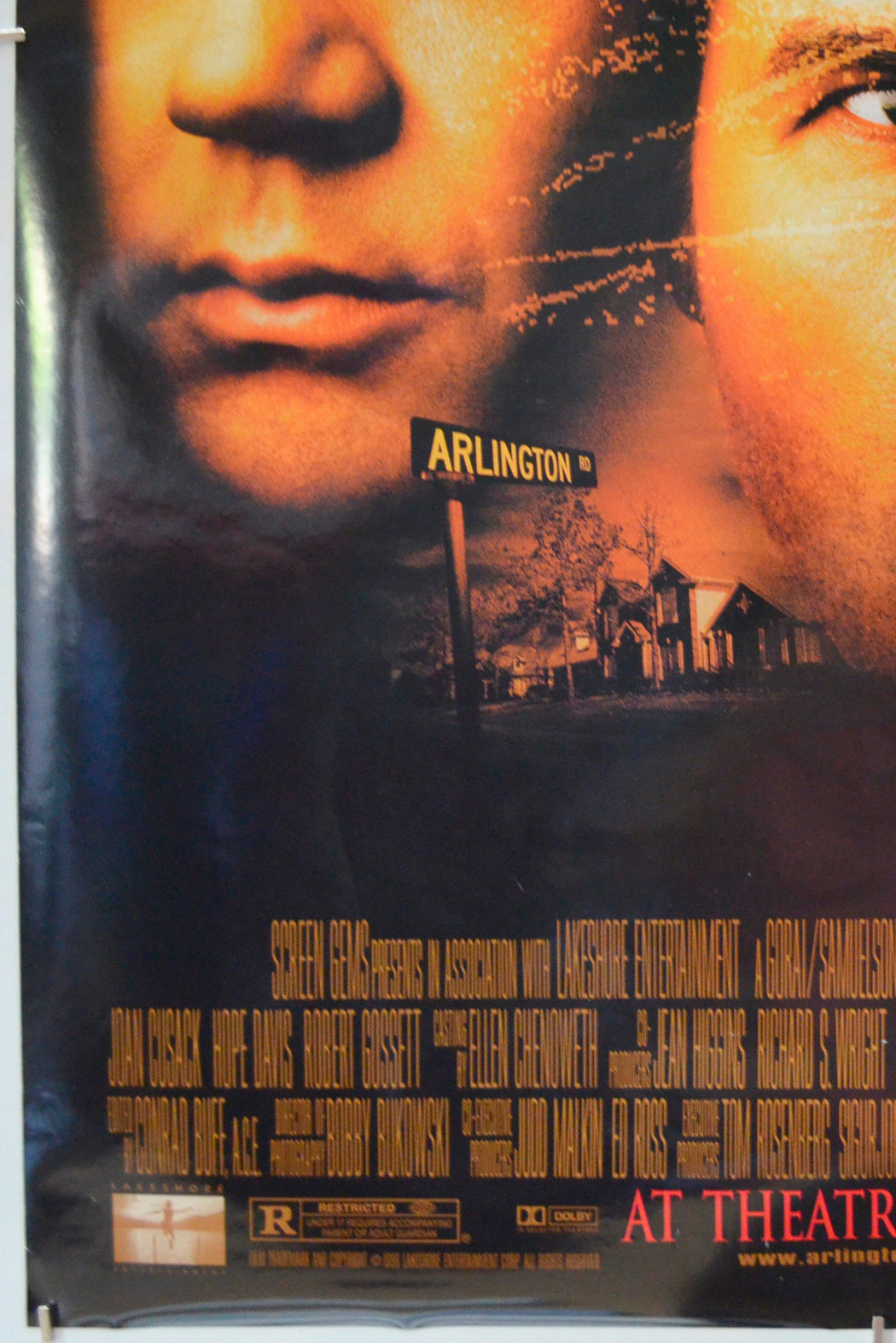 ARLINGTON ROAD (Bottom Left) Cinema One Sheet Movie Poster 