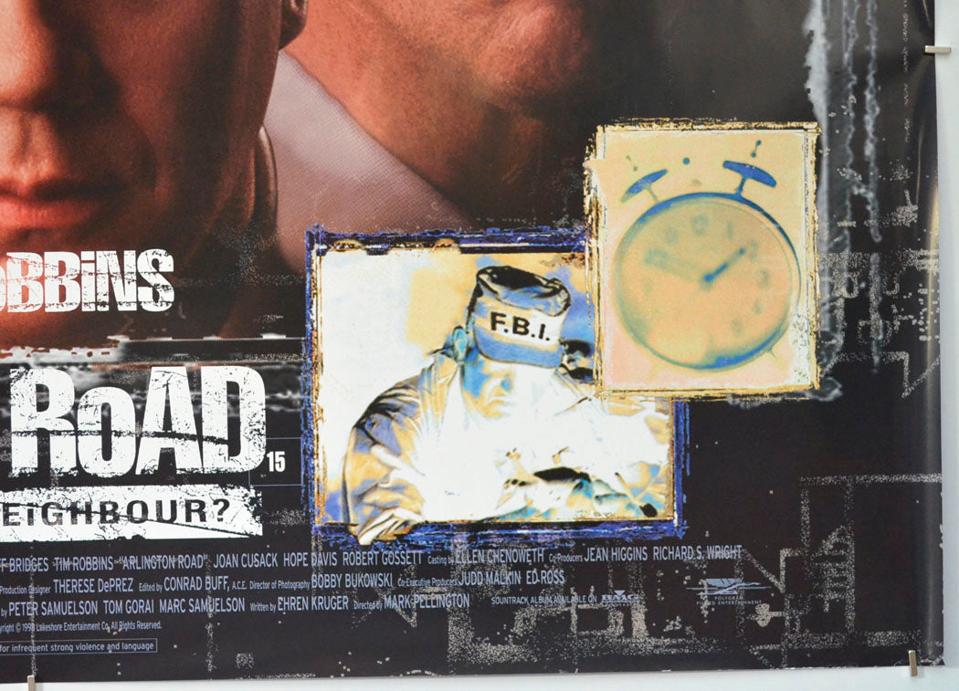 ARLINGTON ROAD (Bottom Right) Cinema Quad Movie Poster 