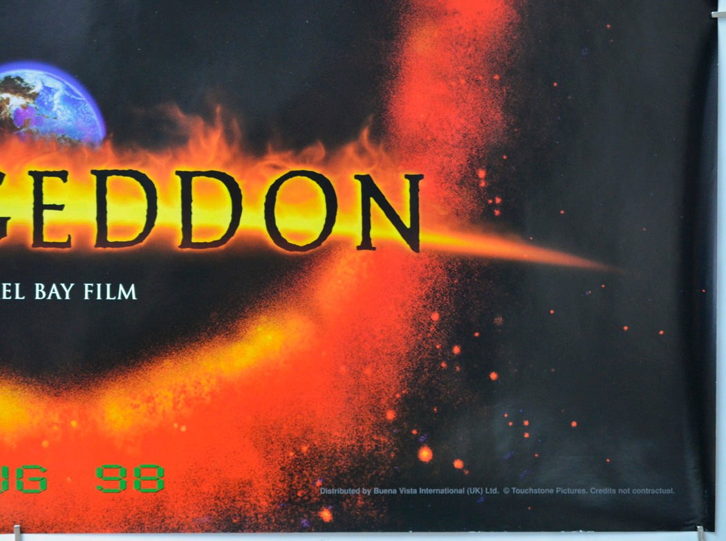 Armageddon (Bottom Right) Cinema Quad Movie Poster 