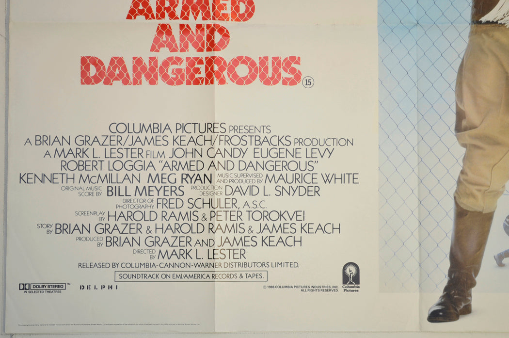 ARMED AND DANGEROUS (Bottom Left) Cinema Quad Movie Poster 