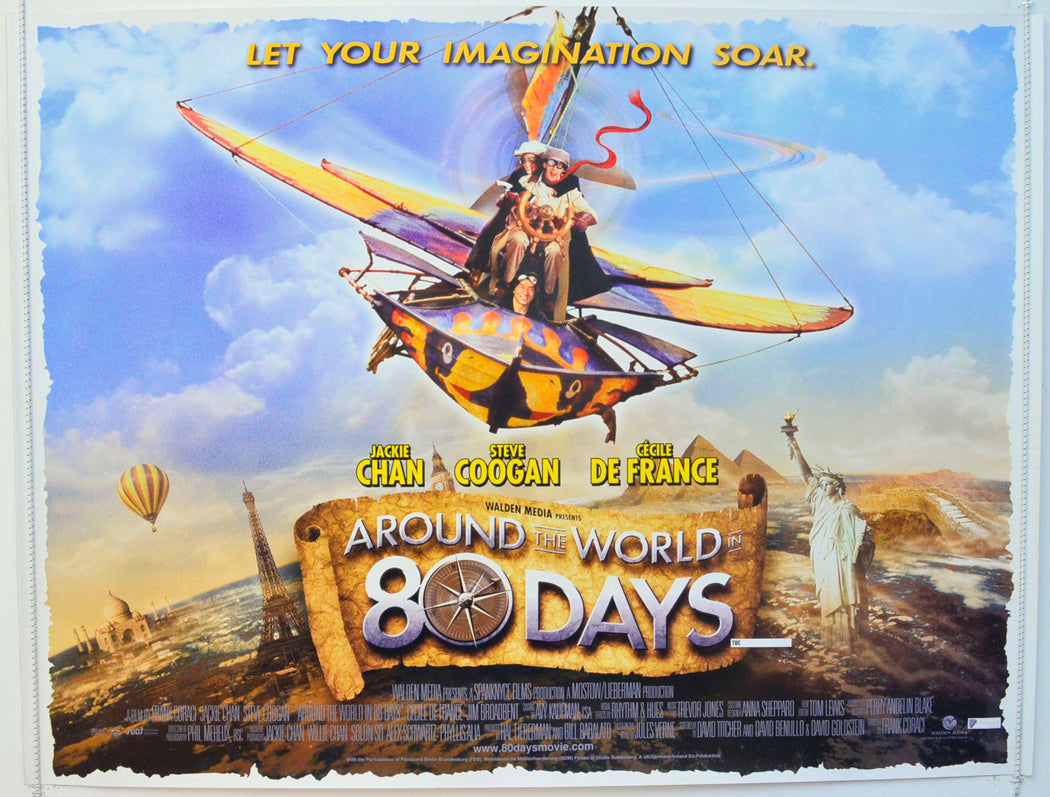 Around The World In 80 Days Original British Quad Poster - Film Poster - Movie Poster 