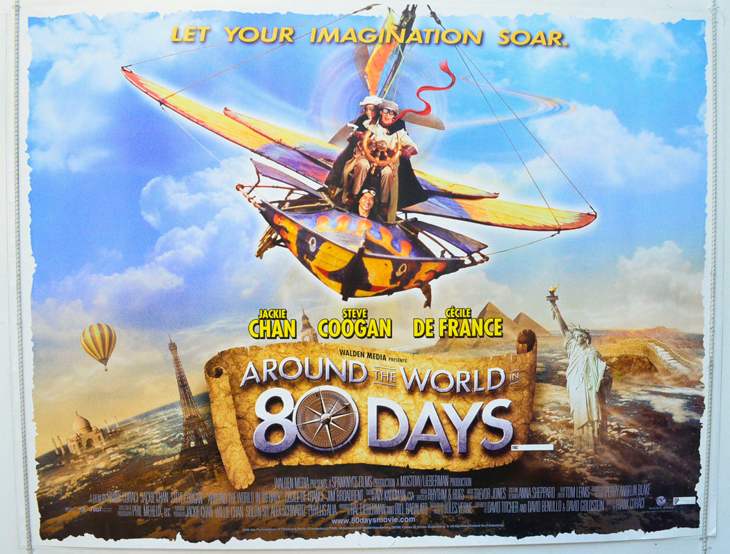 Around The World In 80 Days Original British Quad Poster - Film Poster - Movie Poster 