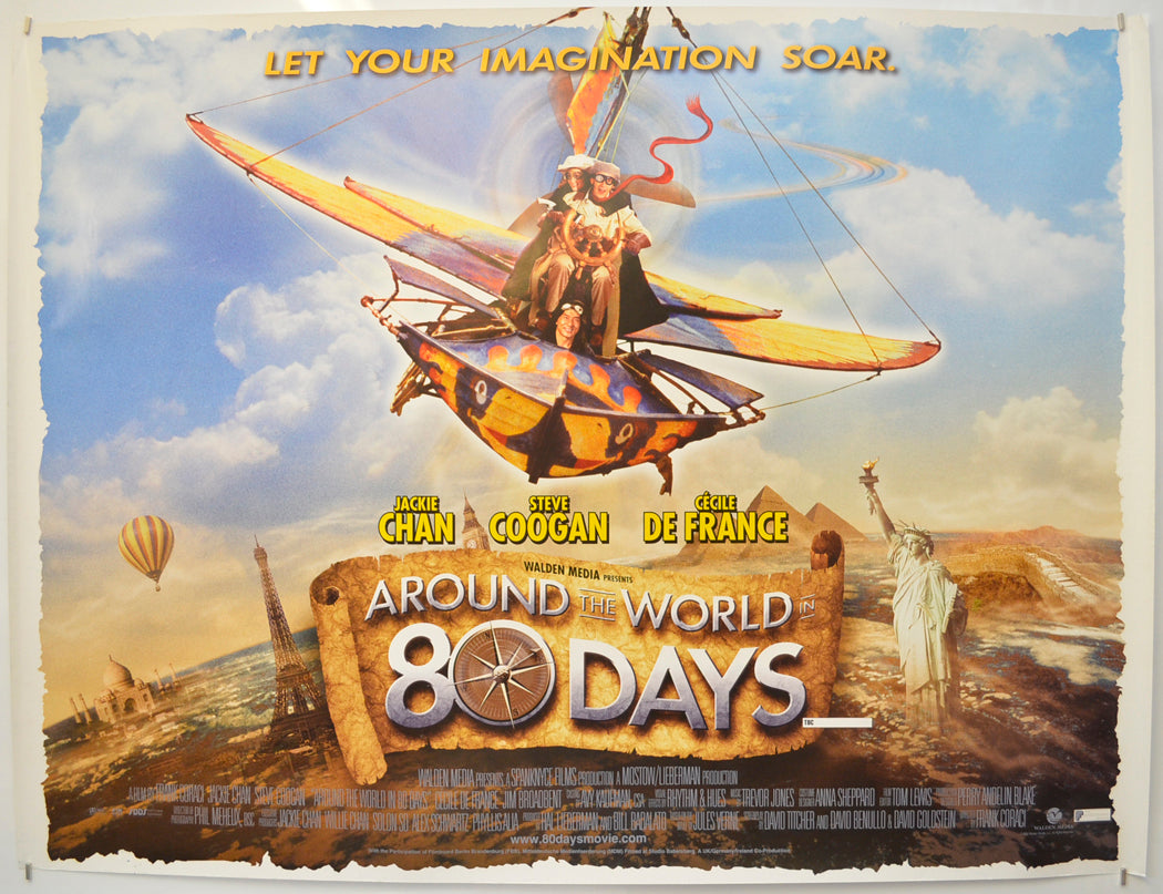 Around The World In 80 Days Original Quad Poster - Film Poster - Movie Poster  