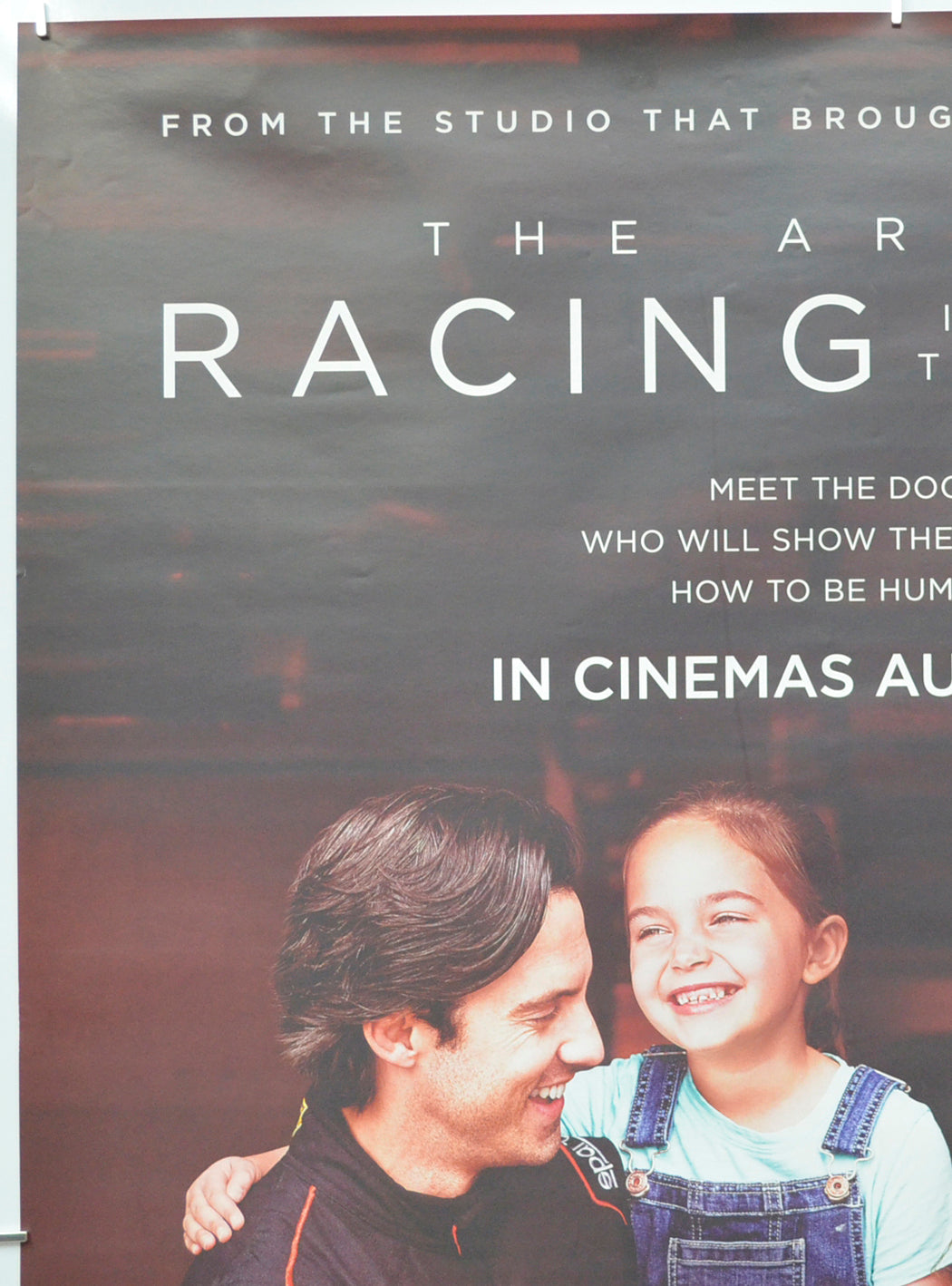 THE ART OF RACING IN THE RAIN (Top Left) Cinema One Sheet Movie Poster 