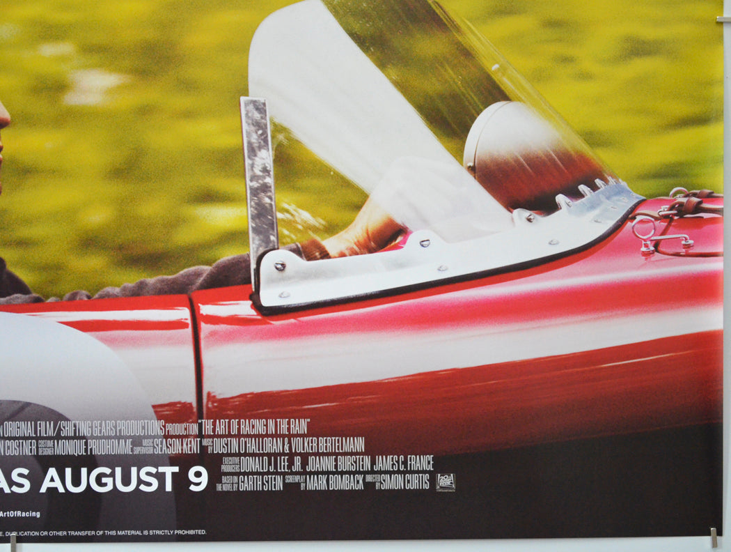 THE ART OF RACING IN THE RAIN (Bottom Right) Cinema Quad Movie Poster 