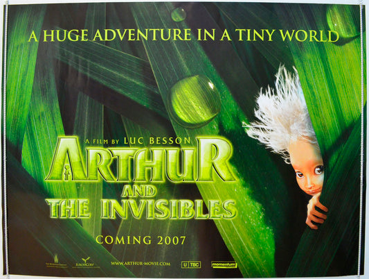 Arthur And The Invisibles  (Teaser / Advance Version)   Original British Quad Poster - Film Poster - Movie Poster 