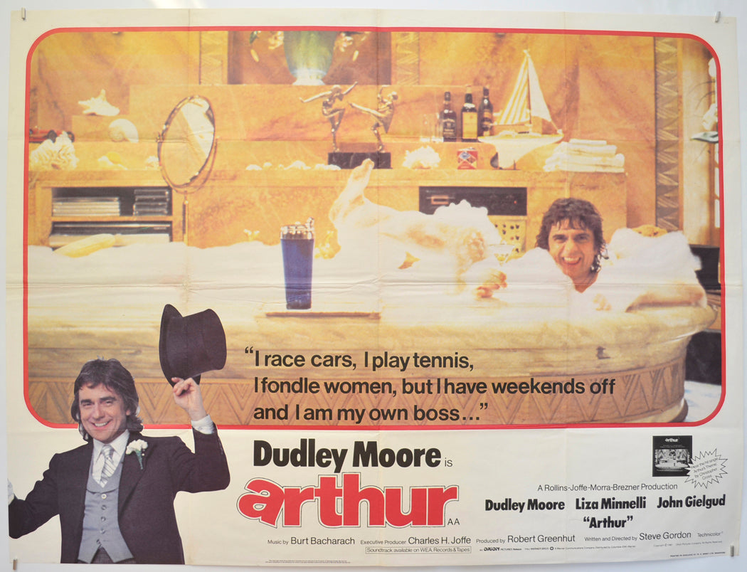 Arthur  Original Quad Poster - Film Poster - Movie Poster