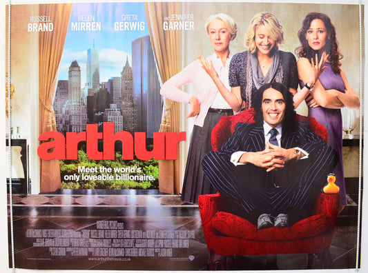 Arthur Original British Quad Poster - Film Poster - Movie Poster 