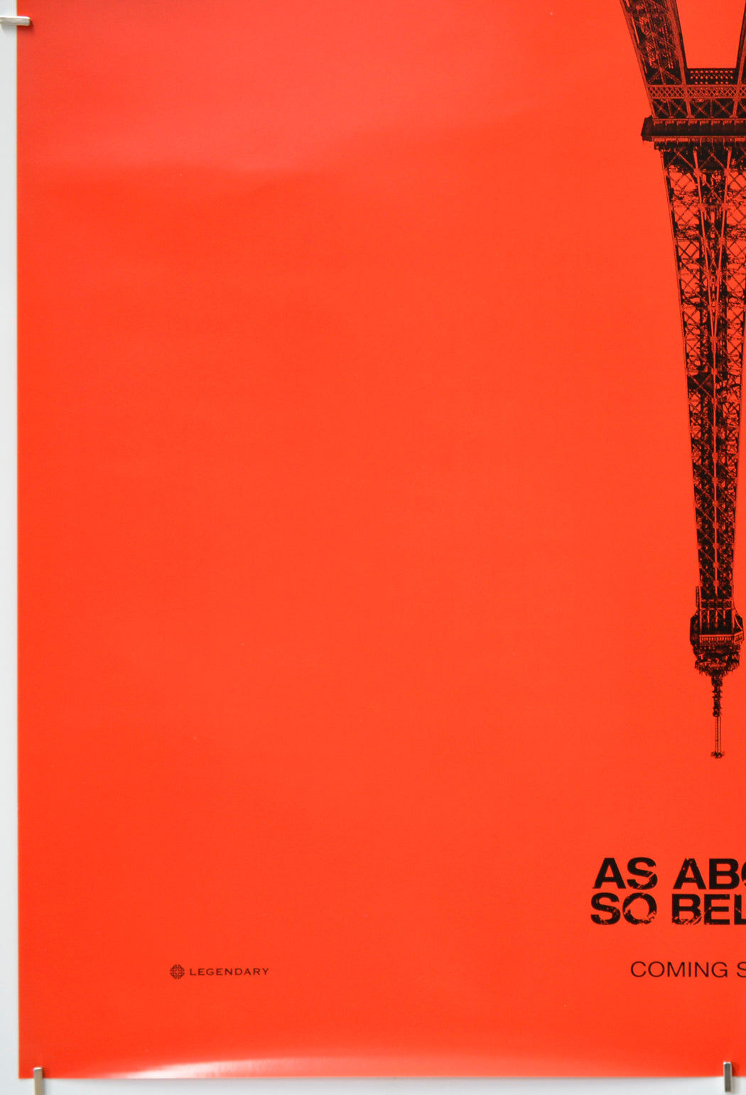 As Above So Below (Bottom Left) Cinema One Sheet Movie Poster 