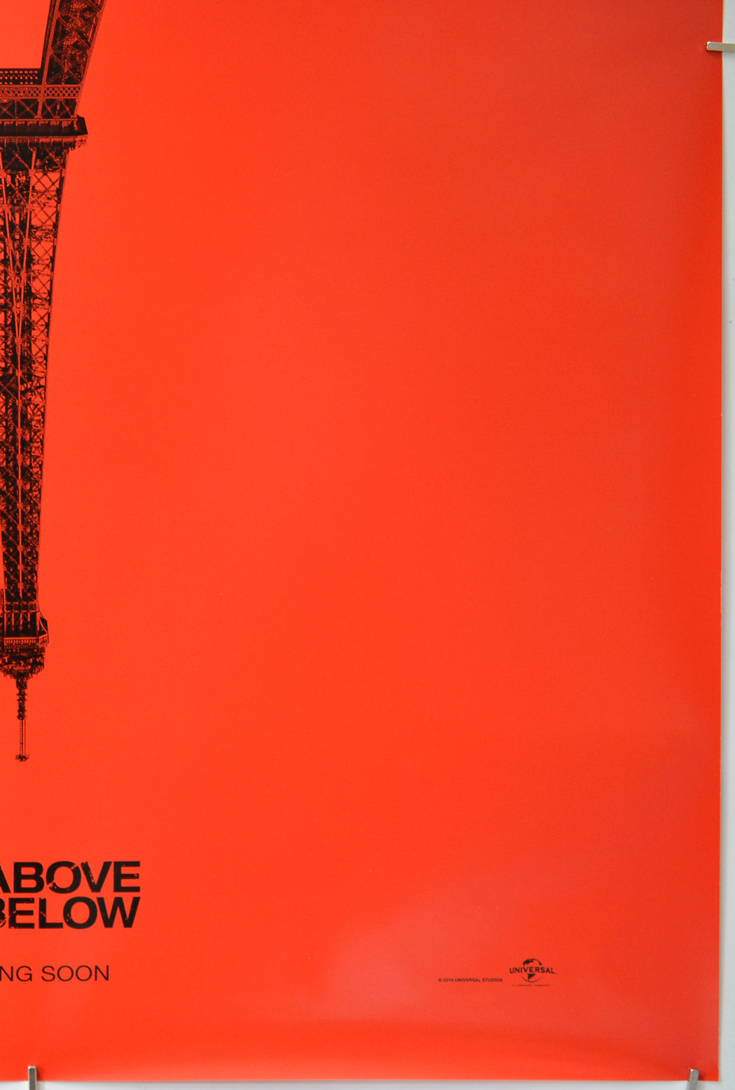 As Above So Below (Bottom Right) Cinema One Sheet Movie Poster 