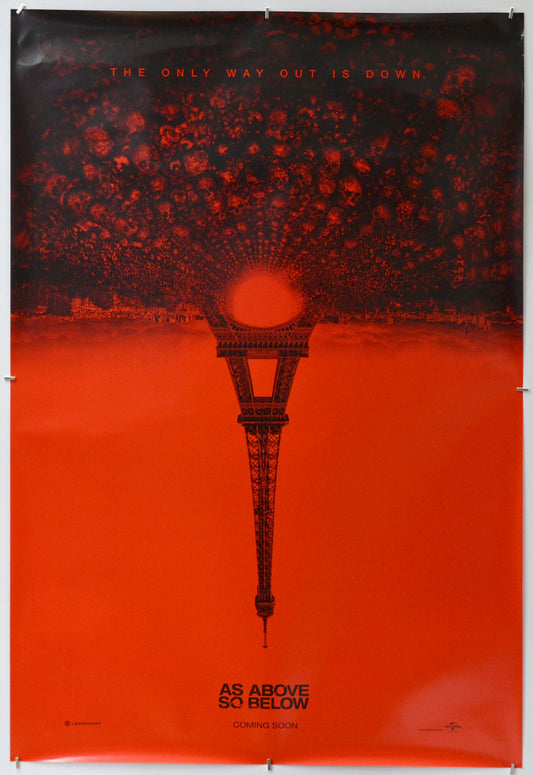 As Above So Below - Original One Sheet Poster - Film Poster - Movie Poster 