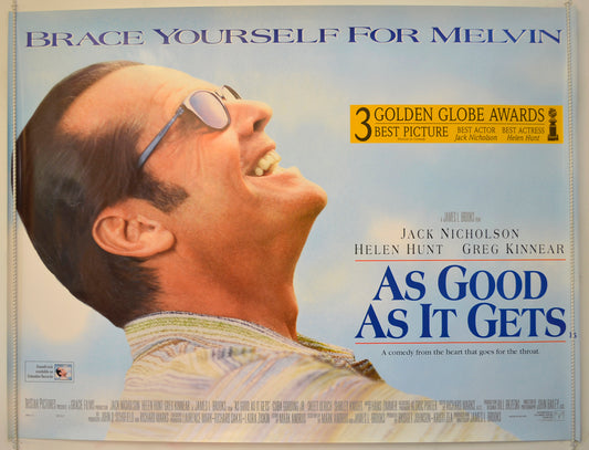 As Good As It Gets   Original Quad Poster - Film Poster - Movie Poster 