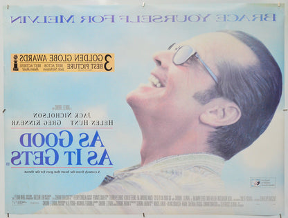 As Good As It Gets (Back) Cinema Quad Movie Poster 