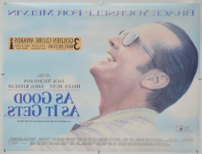 As Good As It Gets (Back) Cinema Quad Movie Poster 