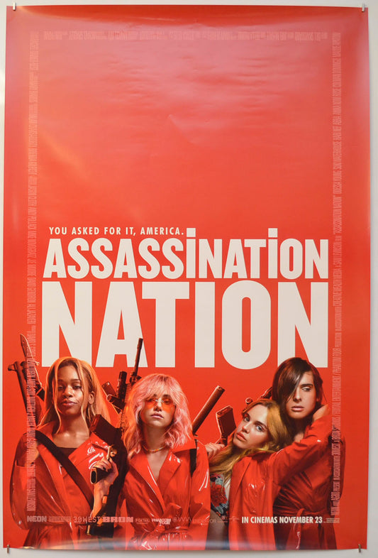 Assassination Nation Original One Sheet Poster - Film Poster - Movie Poster