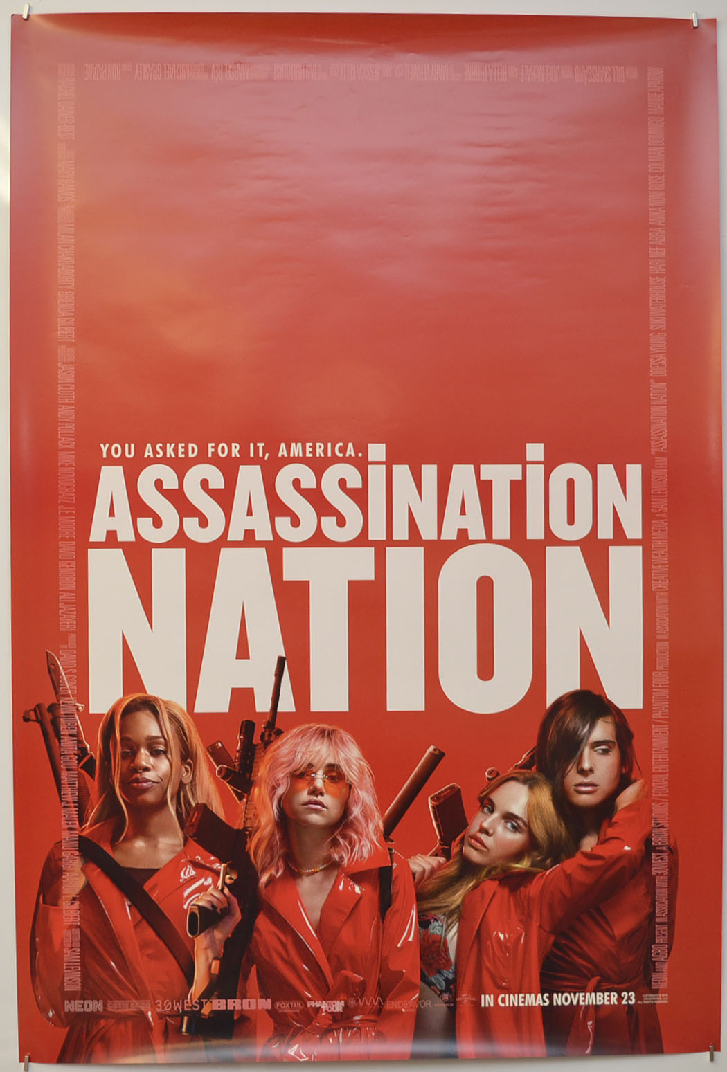 Assassination Nation Original One Sheet Poster - Film Poster - Movie Poster