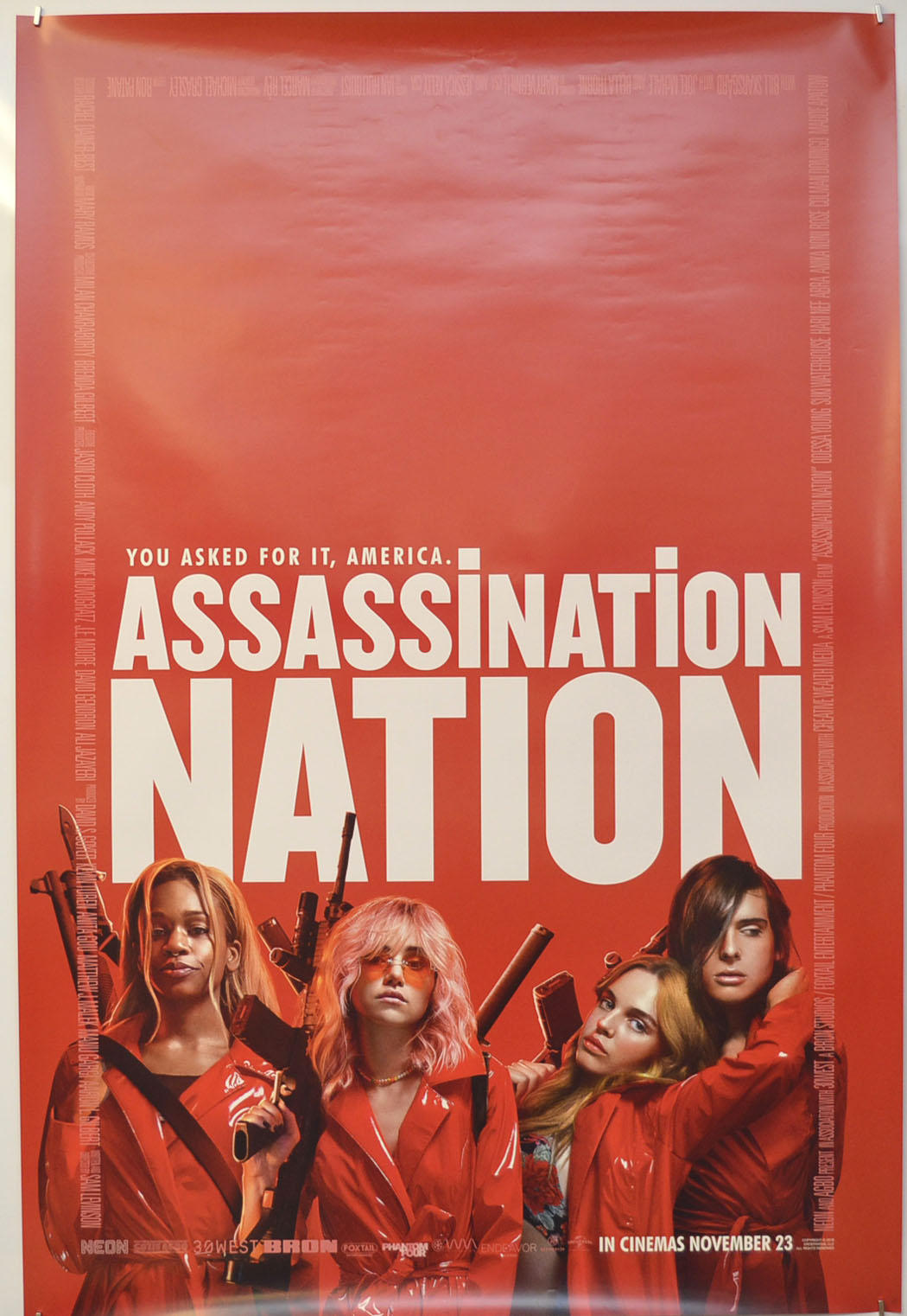 Assassination Nation Original One Sheet Poster - Film Poster - Movie Poster