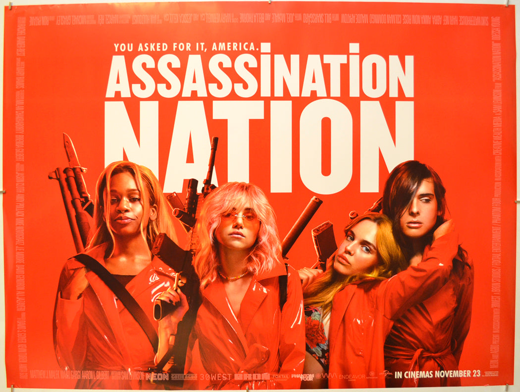 Assassination Nation Original Quad Poster - Film Poster - Movie Poster