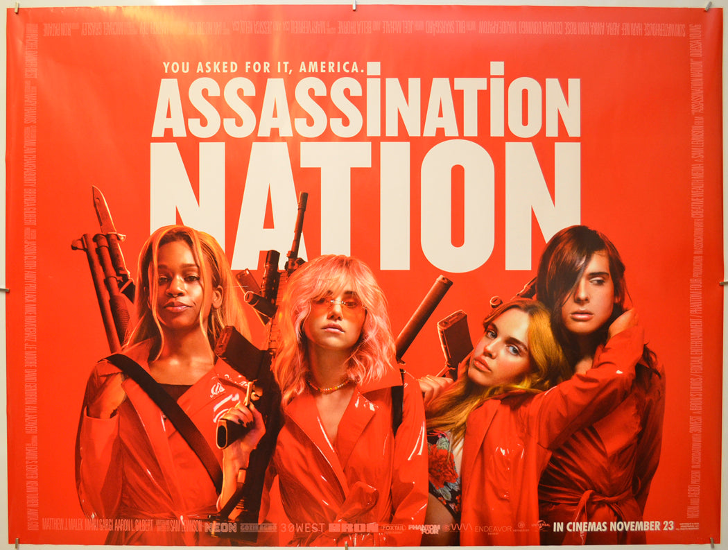 Assassination Nation Original Quad Poster - Film Poster - Movie Poster