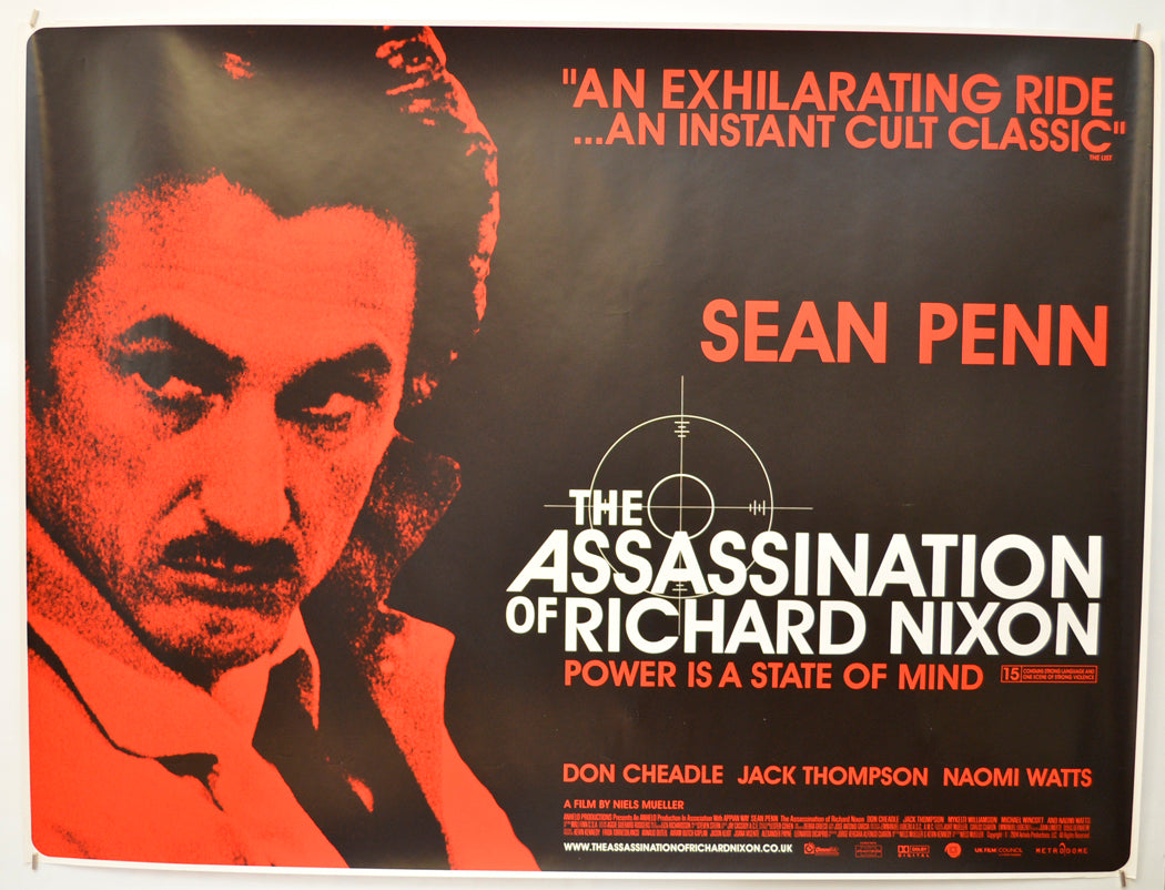 The Assassination Of Richard Nixon Original Quad Poster - Film Poster - Movie Poster  