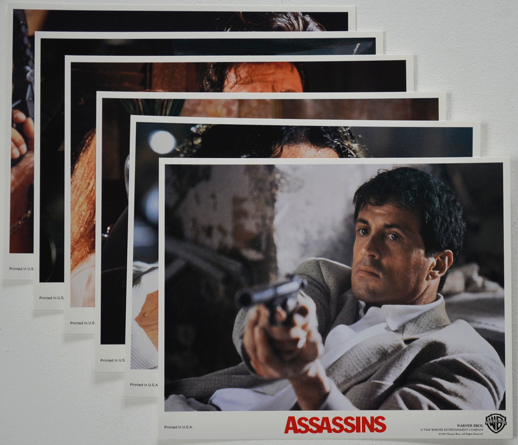 ASSASSINS (Full View) Cinema Set of Colour FOH Stills / Lobby Cards  