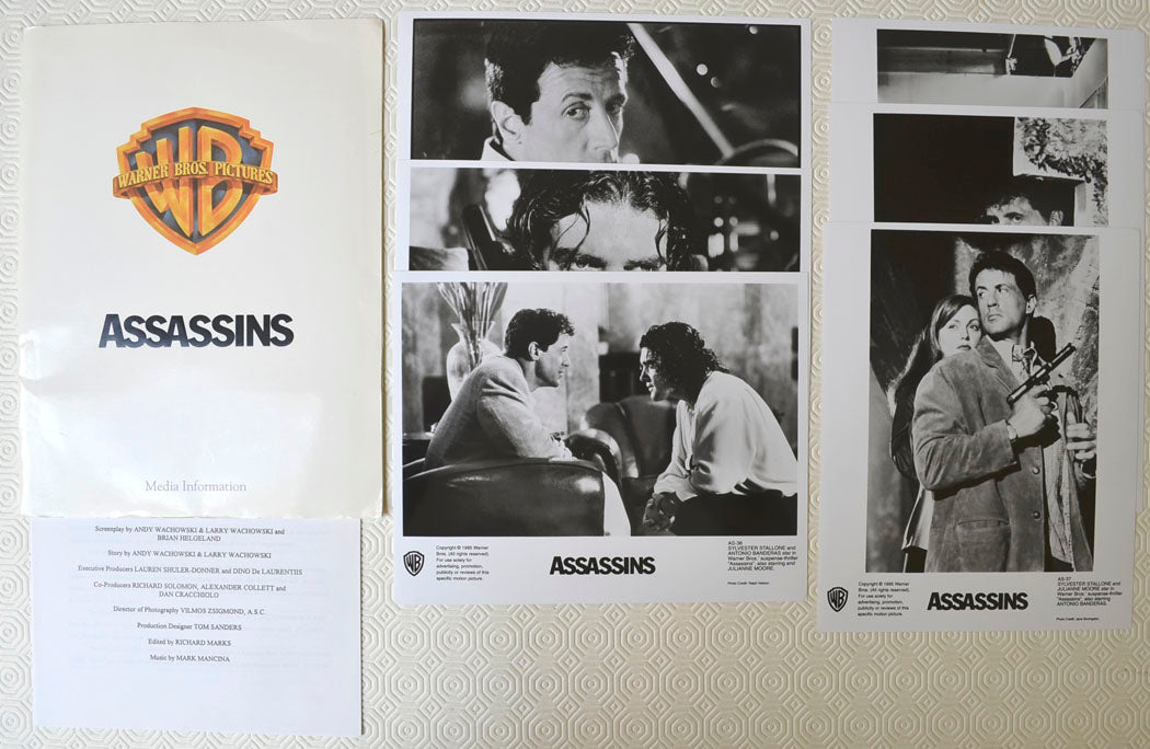 Assassins Original Cinema Exhibitors Press Kit 