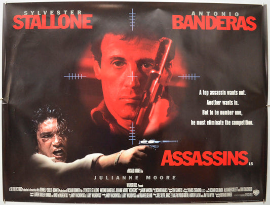 Assassins Original Quad Poster - Film Poster - Movie Poster