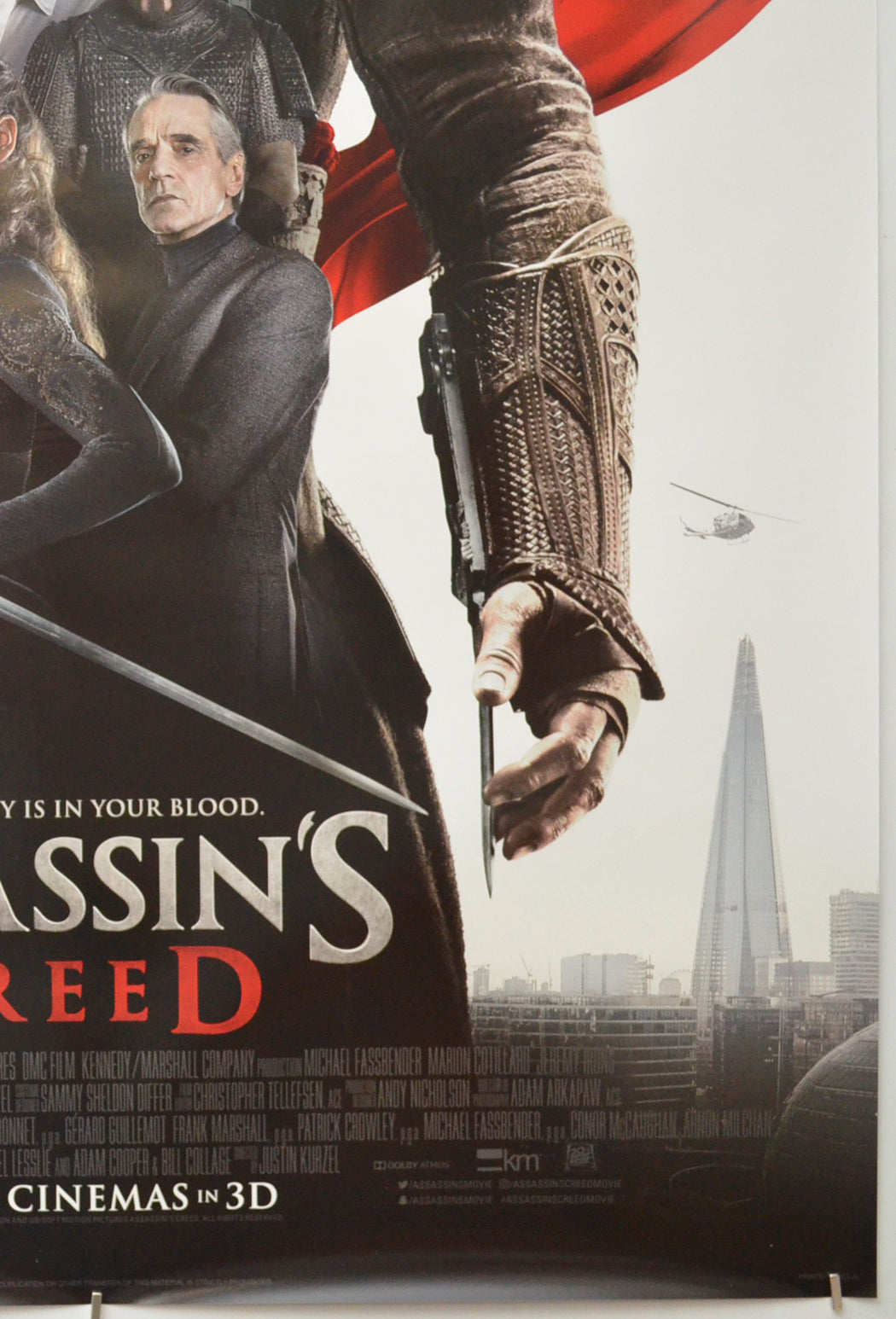 ASSASSIN’S CREED (Bottom Right) Cinema One Sheet Movie Poster 