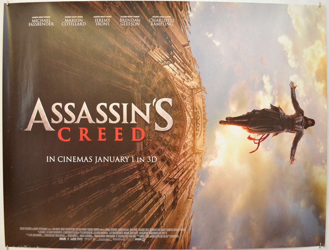 Assassin's Creed (Teaser / Advance Version 2)  Original Quad Poster - Film Poster - Movie Poster