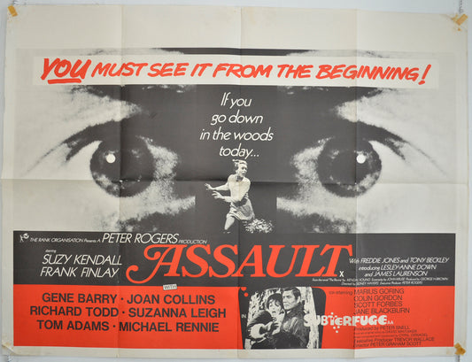 Assault  Original British Quad Poster - Film Poster - Movie Poster 