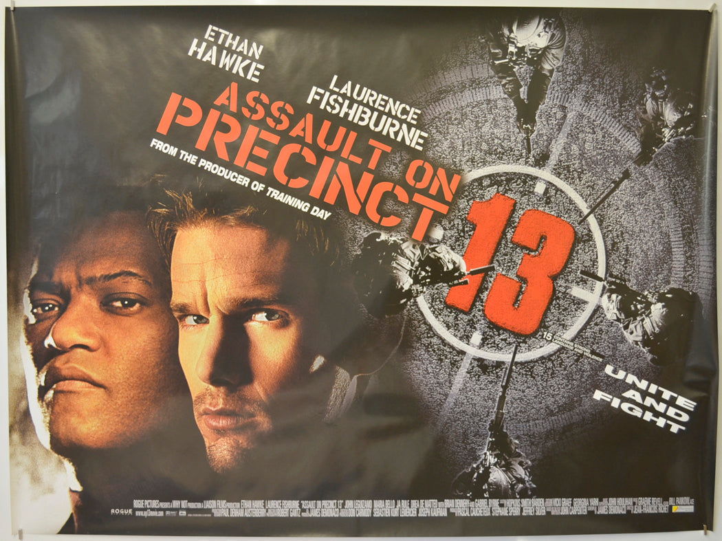 Assault On Precinct 13 Original Quad Poster - Film Poster - Movie Poster  