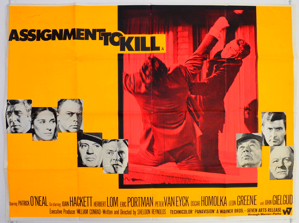 Assignment To Kill  Original British Quad Poster - Film Poster - Movie Poster 