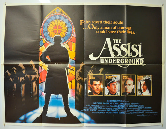 The Assisi Underground Original Quad Poster - Film Poster - Movie Poster