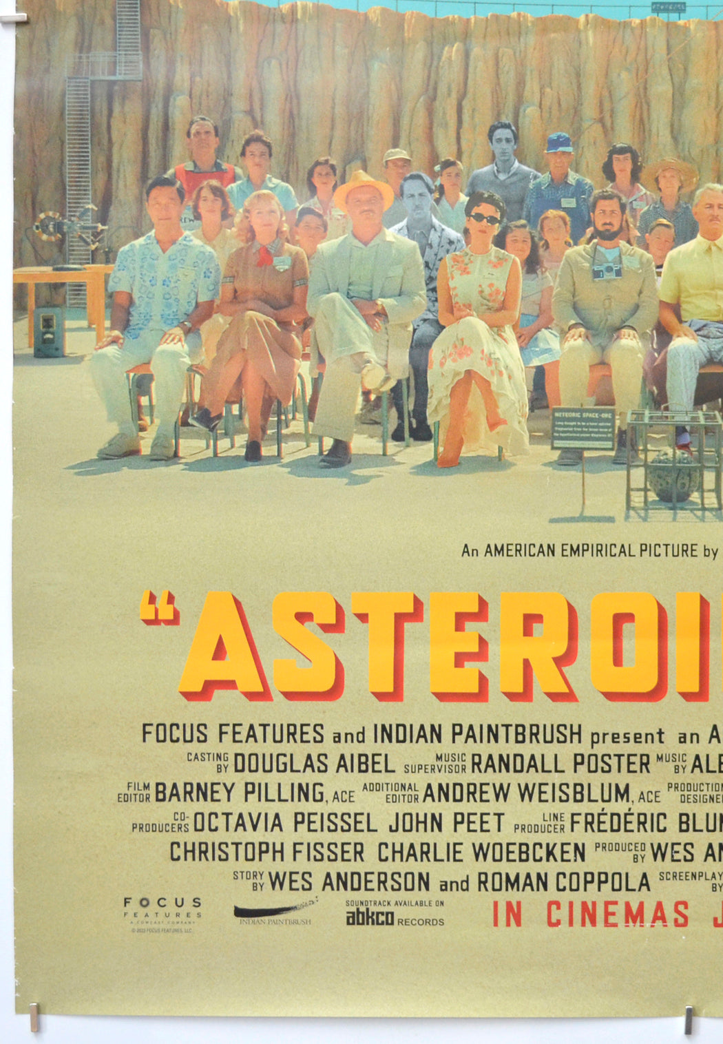 ASTEROID CITY (Bottom Left) Cinema One Sheet Movie Poster 