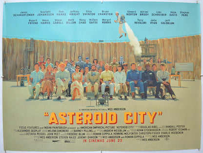 Asteroid City Original Quad Poster - Film Poster - Movie Poster 