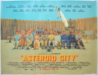 Asteroid City Original Quad Poster - Film Poster - Movie Poster 