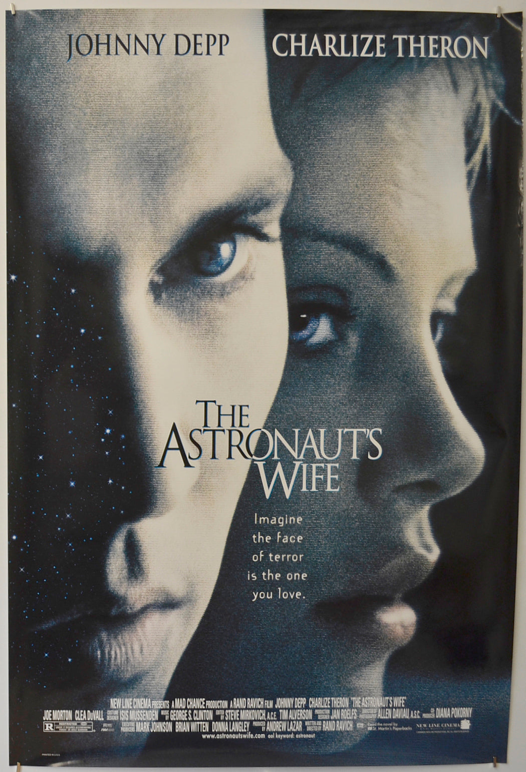 The Astronaut's Wife  Original One Sheet Poster - Film Poster - Movie Poster