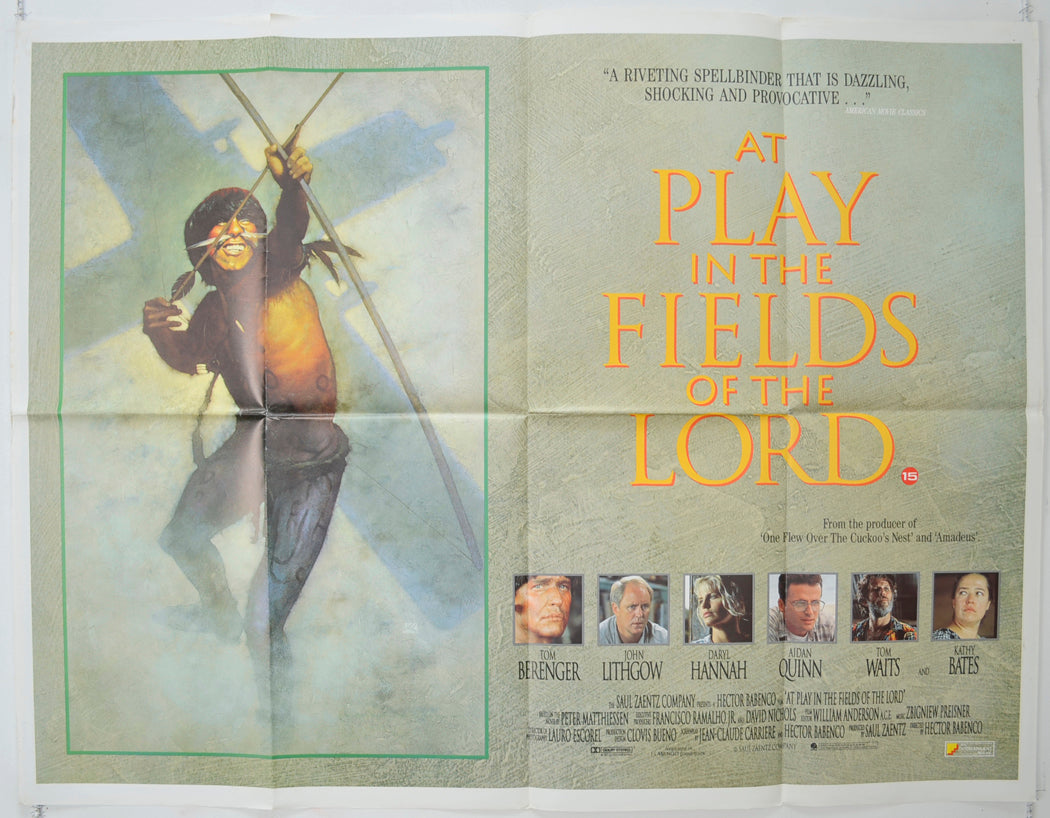 At Play In The Fields Of The Lord   Original Quad Poster - Film Poster - Movie Poster 