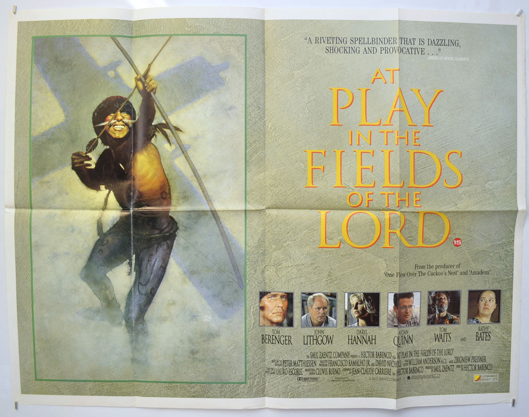 At Play In The Fields Of The Lord  Original Quad Poster - Film Poster - Movie Poster