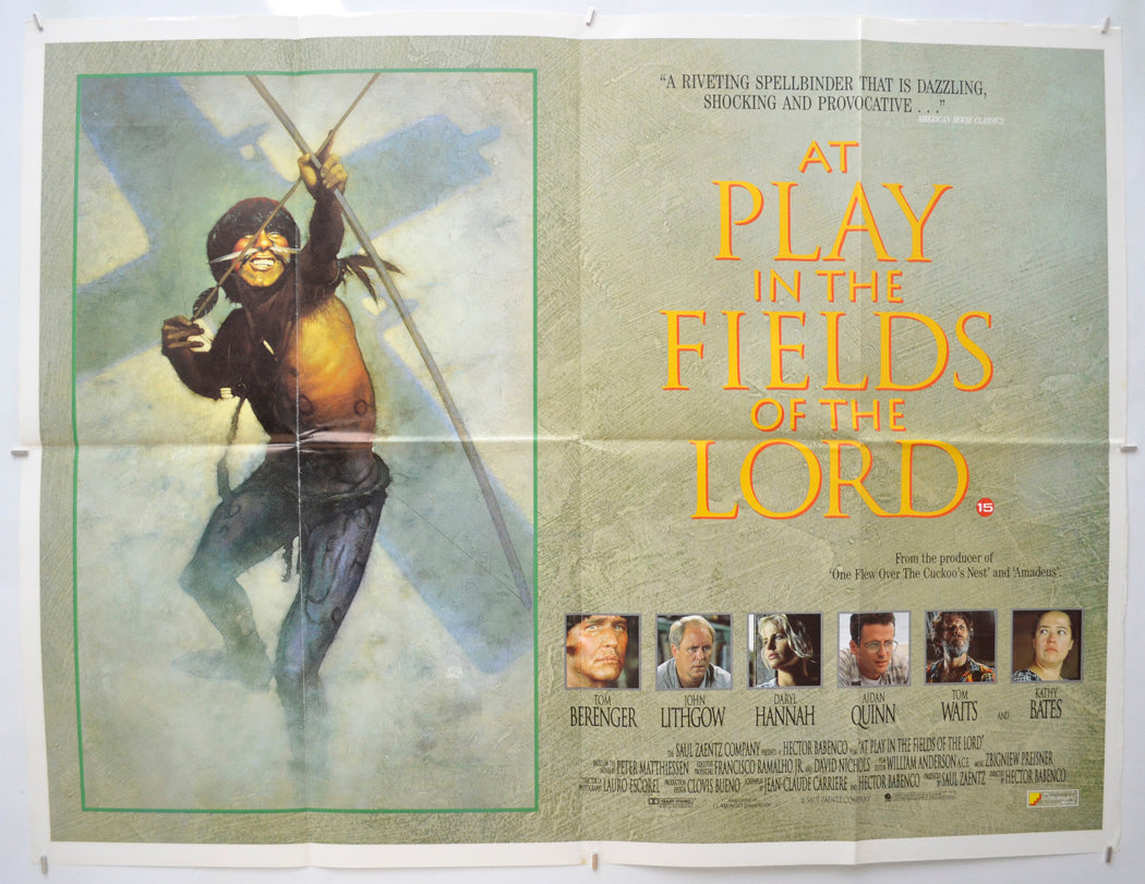 At Play In The Fields Of The Lord Original Quad Poster - Film Poster - Movie Poster