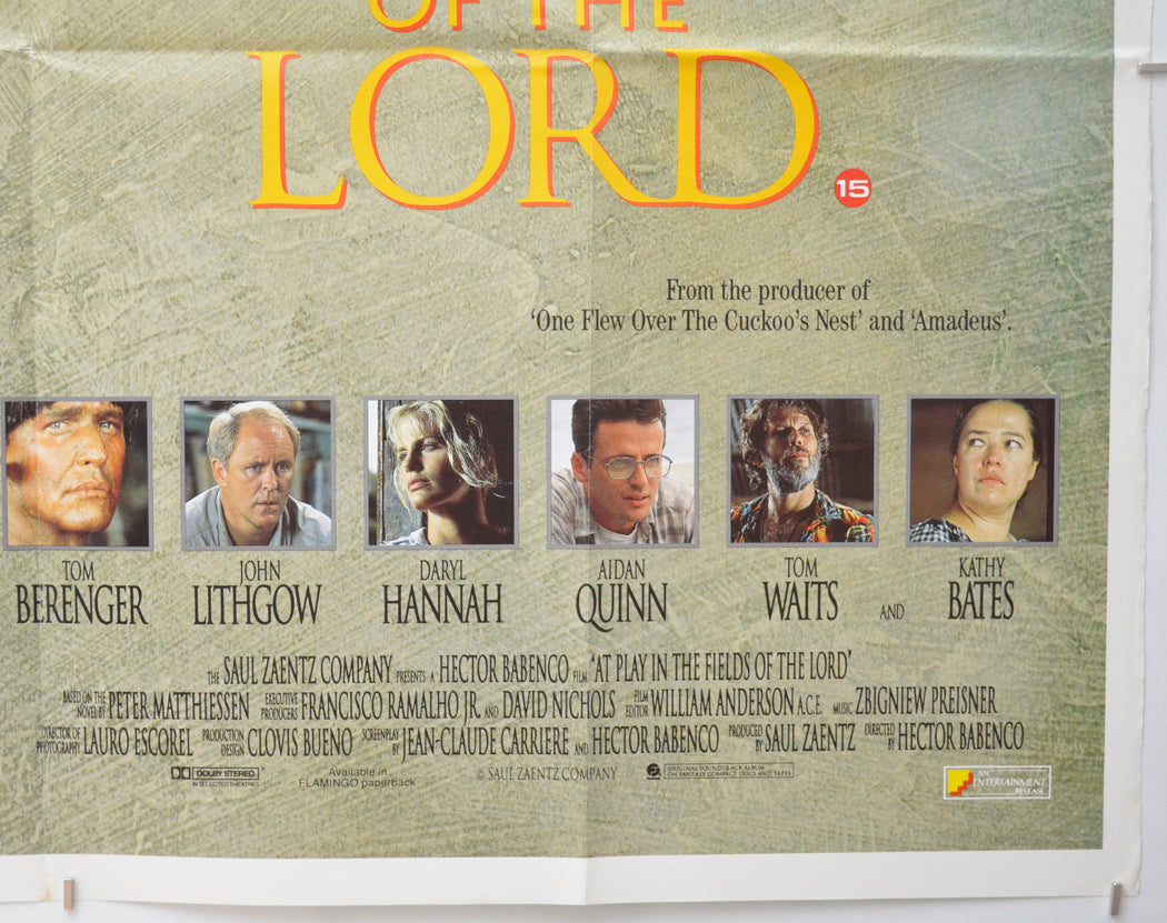 AT PLAY IN THE FIELDS OF THE LORD (Bottom Right) Cinema Quad Movie Poster 